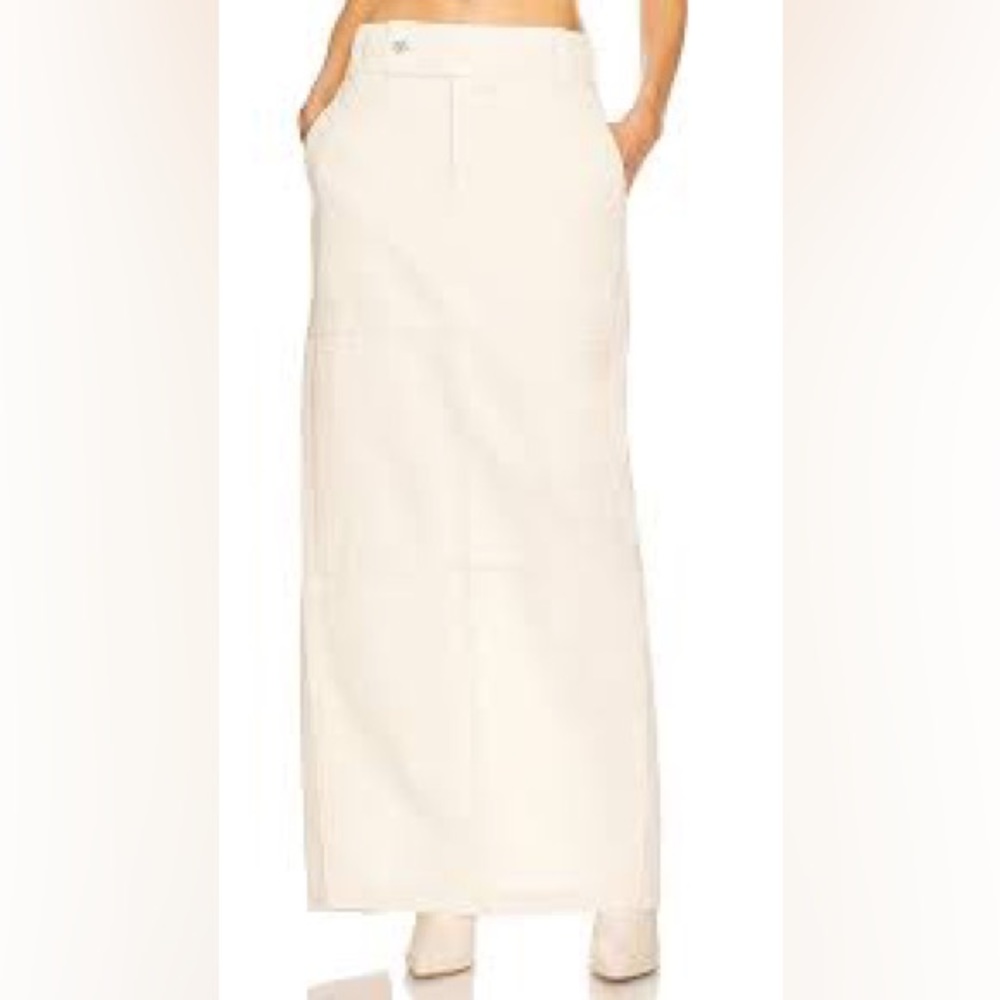 Helsa denim maxi skirt size xs